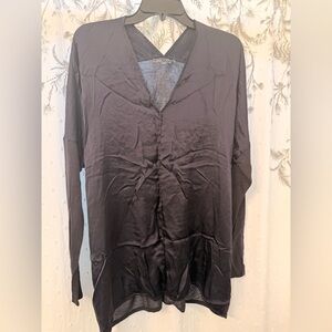 Vince Black Long Sleeve Top